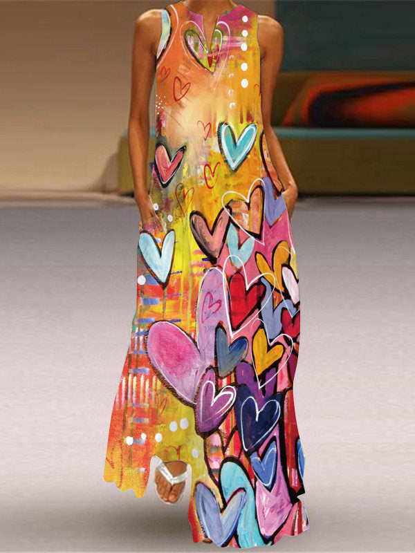 Vestido Vega Largo Multicolor Verano