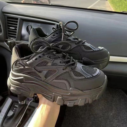 Versatile sporty slimming chunky sneakers for women