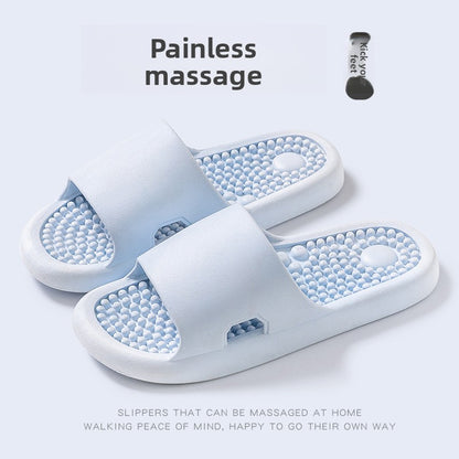 Bathroom shower non-slip foot massage slippers
