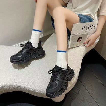 Versatile sporty slimming chunky sneakers for women