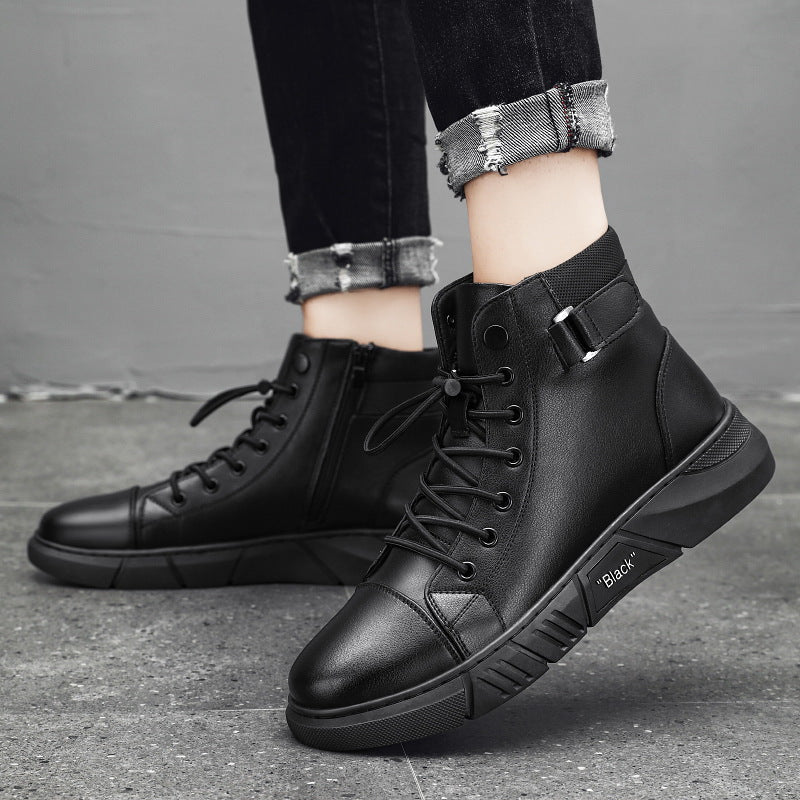 Solid-color Chelsea boots