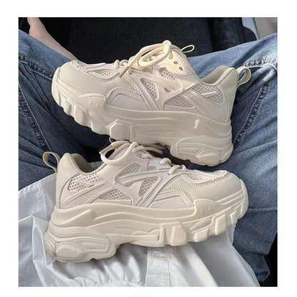 Versatile sporty slimming chunky sneakers for women
