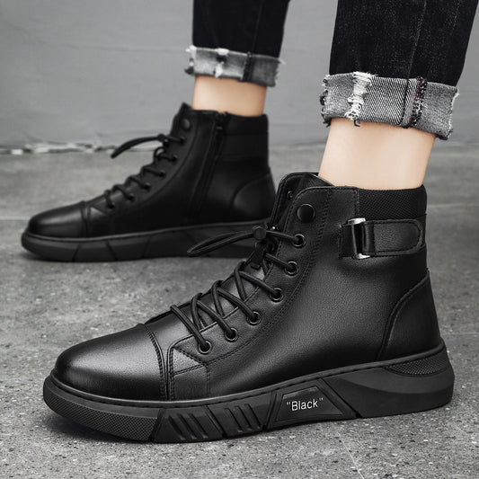 Solid-color Chelsea boots