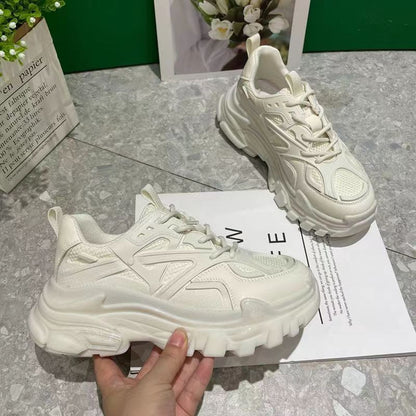 Versatile sporty slimming chunky sneakers for women