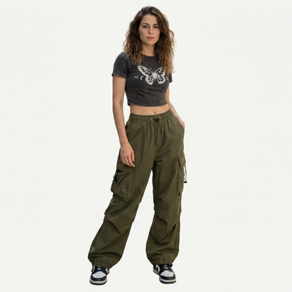 Pantalón Cargo de Corte Amplio