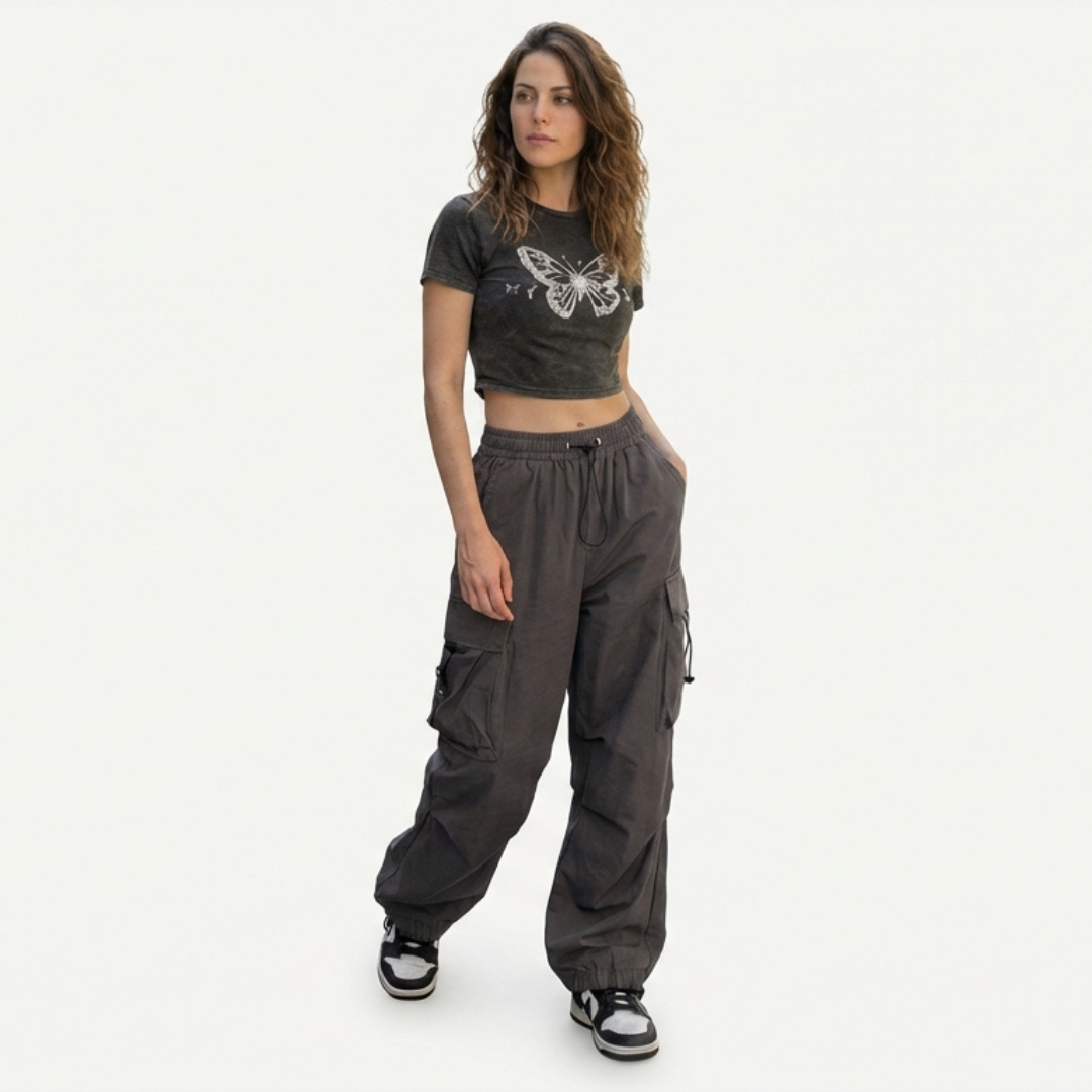 Pantalón Cargo de Corte Amplio