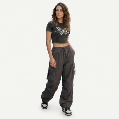 Pantalón Cargo de Corte Amplio