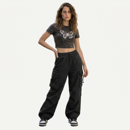 Pantalón Cargo de Corte Amplio
