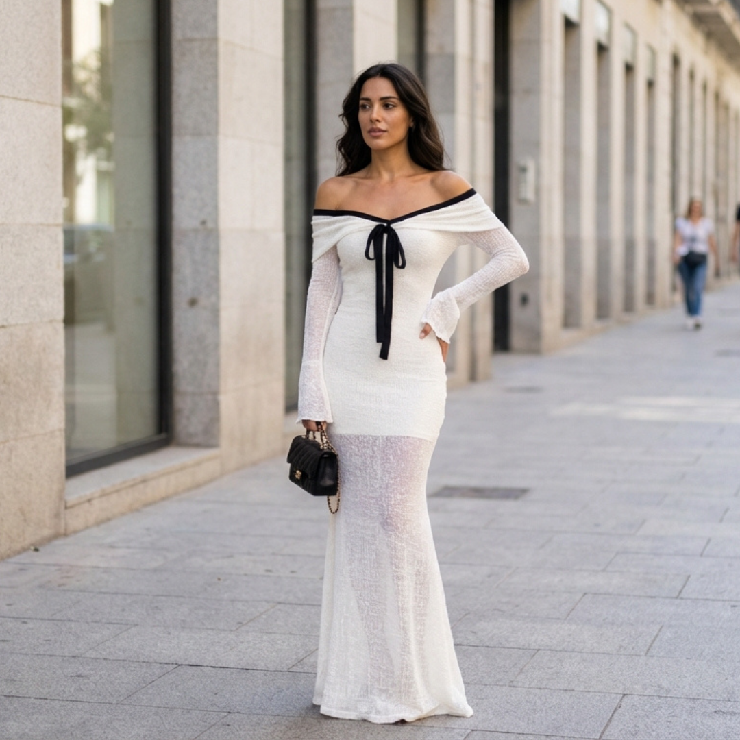 Vestido Entallado Silueta Nocturna