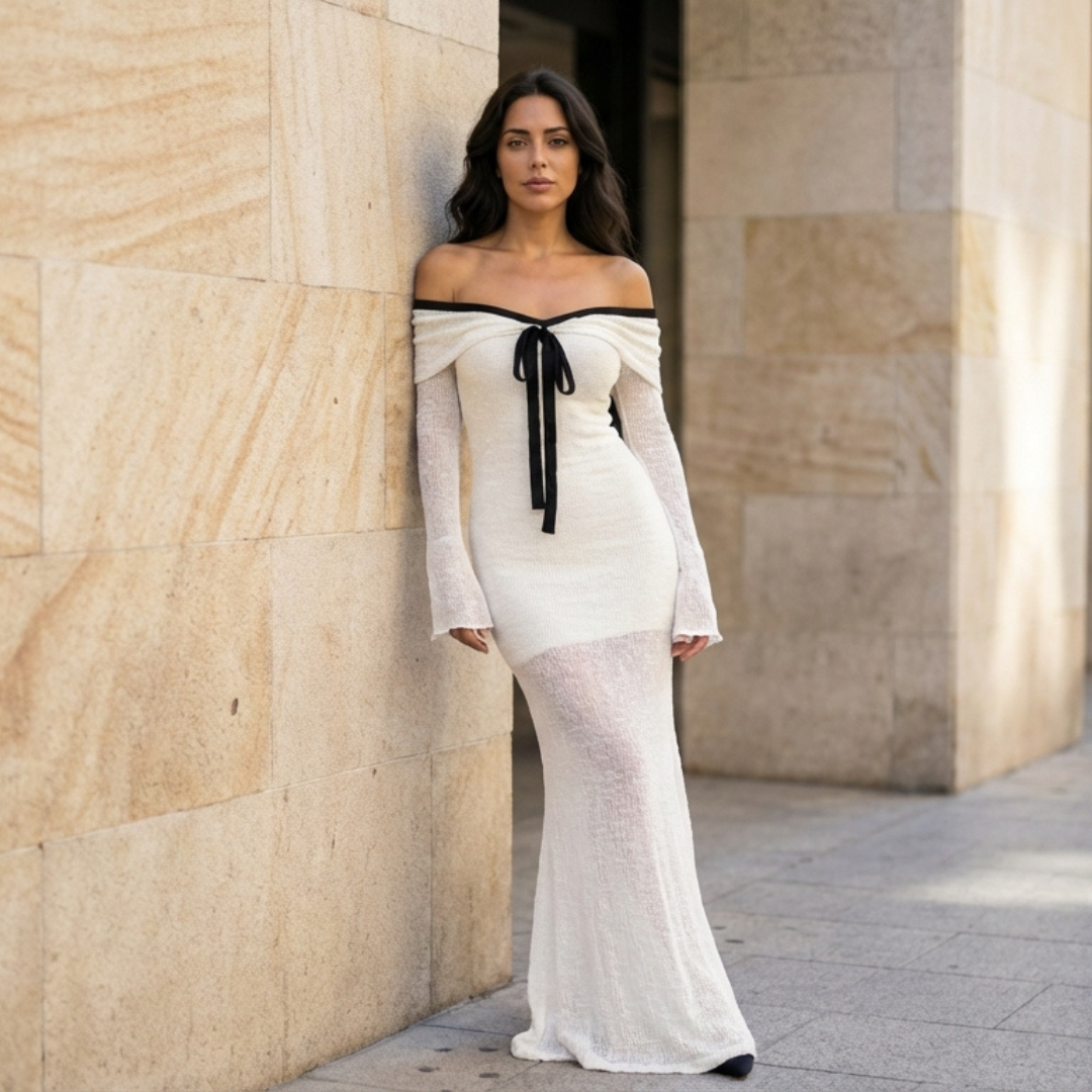 Vestido Entallado Silueta Nocturna