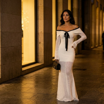 Vestido Entallado Silueta Nocturna