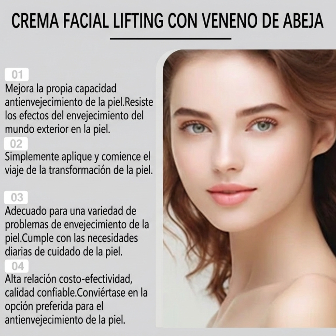 Crema Facial de Cuidado Intensivo con Veneno de Abeja
