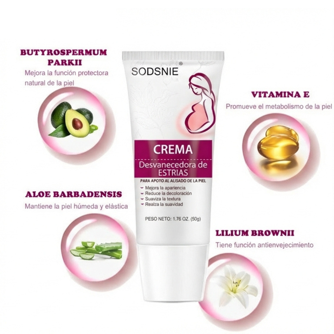 Crema Corporal para el Cuidado de la Piel con Marcas