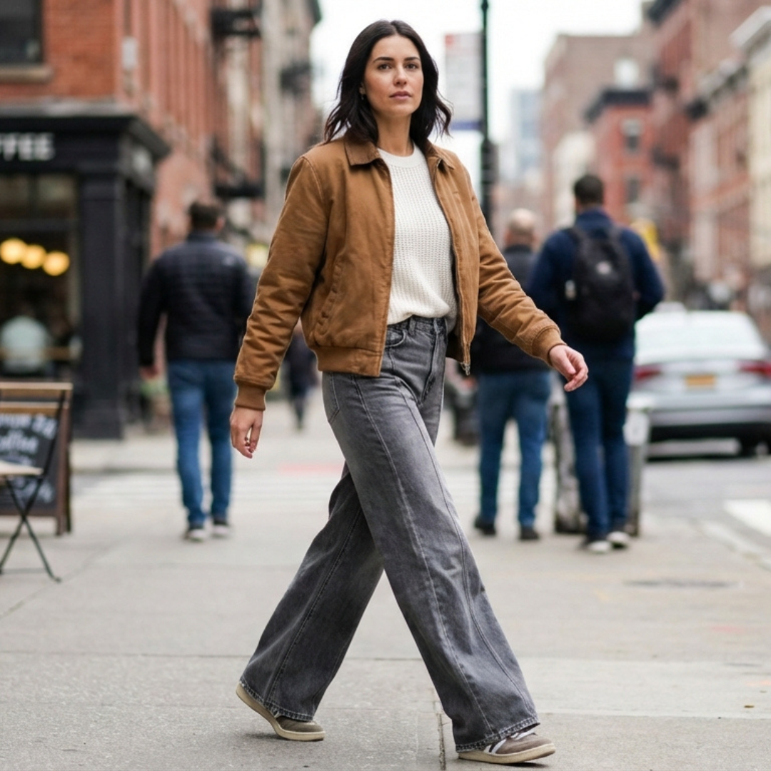 Pantalón Acampanado de Uso Diario para Mujer