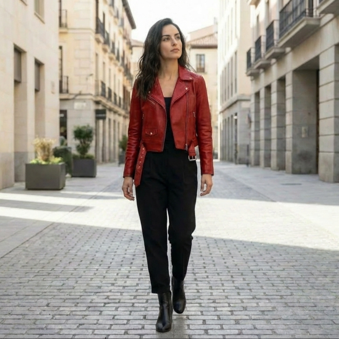 Chaqueta Urbana de Cuero Sintético – Urban Pulse