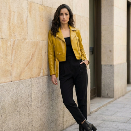 Chaqueta Urbana de Cuero Sintético – Urban Pulse