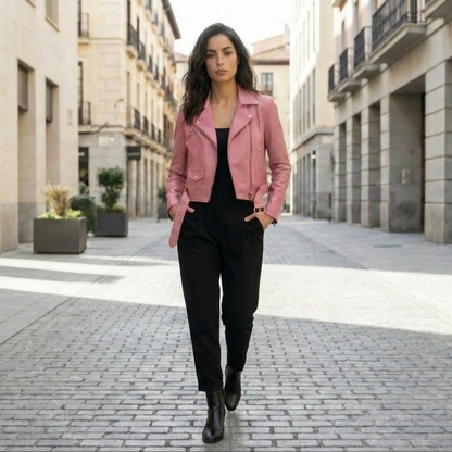 Chaqueta Urbana de Cuero Sintético – Urban Pulse